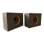 4 Car Audio Box Enclosures, 1 Pair Fits All Speakers -gray. Fixed Price $45.99.