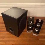 Cyber Acoustics 2.1 Subwoofer Speaker System With 30WATTS Power. Fixed Price $26.99.