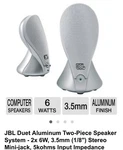 Jbl Duet - 12 Watts Two Piece Computer Speakers Aluminum. Fixed Price $109.99.