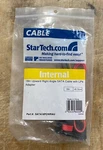 Startech.com Internal 18IN Upward Right Angle Sata Cable With LP4 Adapter. Fixed Price $20.00.