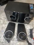Boytone BT3129F Black 2.1 Multimedia Speaker System With Remote Bluetooth. Fixed Price $155.75.