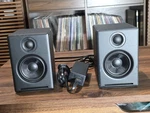 Audioengine A2+ Powered Desktop Speakers Pair Tested Working W/. Fixed Price $109.00.