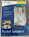 Kensington Usb Digital Pocket Compact Speakers. Fixed Price $24.00.