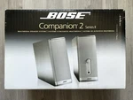 Bose Companion Series Ii Desktop Computer Speakers Gray 040274 Factory Sealed. Fixed Price $191.48.