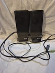 Acer AC203 Usb 0G Computer Speakers Black 2.5W Aux Jack For Pc Laptop Desktop. Fixed Price $14.69.