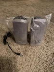 Acer Pc Computer Stereo Speakers M1118B Gray Center 7616 F1. Fixed Price $12.00.