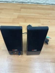 Gigaware 2.0 Multimedia Computer Speakers 3.5MM W/ac-dc Adaptor Black. Fixed Price $15.00.