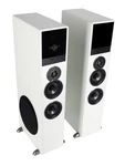 Rockville TM80W White Powered Home Theater Tower Speakers 8" Sub/bluetooth/usb. Fixed Price $284.95.