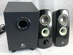 Logitech Z323 2.1 With Subwoofer Speaker System Tested Works Great Sound. Fixed Price $29.99.