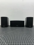 3 Speakers Boston Acoustic Micro 110X & 110C Black Work Great!. Fixed Price $75.00.