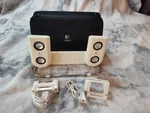 Logitech Wireless MM22 Speakers Plus Wires White - Case Included. Fixed Price $17.00.