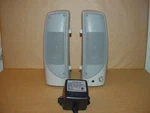 In Box New Hp Polk-audio Speakers & Ac Adapter. Fixed Price $32.00.