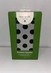 Kate Spade New York Wireless Bluetooth Speaker - Green / Black & White Polka Dot. Fixed Price $92.95.