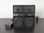 Yamaha NX-50 Powered Speaker Pair Compact Audio System Vintage Black Tested. Fixed Price $96.55.
