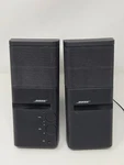 Bose Mediamate Computer Speakers Pair Black Stereo Audio System. Fixed Price $47.99.