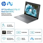 Hp Omnibook X Flip 2-IN-1 16" 2K Touchscreen Laptop Amd Ryzen 5 340 16GB 4TB Ssd. Fixed Price $620.00.