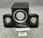 Coby CSMP67 High Performance Multimedia Speaker Subwoofer System Black. Fixed Price $132.00.