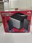 Open Box Cyber Acoustics Amplified Speaker System Piece Subwoofer 2.1 CA-3080. Fixed Price $45.00.