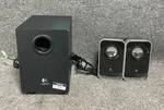 Logitech LS21 Compact 2.1 Stereo Speaker System S-00040 Subwoofer. Fixed Price $55.00.