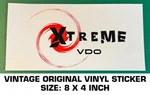 Vdo Xtreme Instruments - Vintage Original Vinyl Decal Sticker Drag Racing. Fixed Price $9.53.