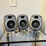 Set Of 3 Logitech Z-680 Speakers. Fixed Price $39.99.