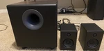 Audioengine A2+ Desktop Speakers S8 Subwoofer 2.1 System Black Usb Rca. Fixed Price $420.00.