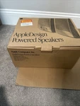 Vintage Apple Design Powered Speakers 1993 M6082 With Og Box Oem Adapter. Fixed Price $124.99.