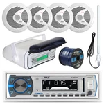 PLMRB29W Bluetooth Usb Radio, Antenna, Housing, 6.5"150W Speakers And Wire. Fixed Price $182.49.
