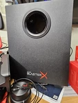 Creative Sound Blasterx Kratos S5 2.1 Gaming Speaker System W/rgb Lighting. Fixed Price $75.00.