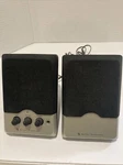 Altec Lansing 120I Small Speakers. Untested. Fixed Price $15.00.