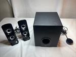 Cyber Acoustics CA-3614 Speaker System With Control Pod. Fixed Price $25.00.