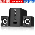 Computer Usb Speakers System Stereo Bass Subwoofer Led For Desktop Laptop Pc Dvd. Fixed Price $25.50.