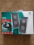 New Logitech V20 Usb Laptop Or Notebook Travel Speakers. Fixed Price $35.99.