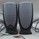 Altec Lansing 2.0 Channel Wired Computer Speakers Volume Control Black 0P0614. Fixed Price $22.99.