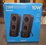 Logitech Z207 2.0 Computer Speakers Bluetooth 3.5MM 5W Rms Black. Fixed Price $38.50.