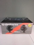 Steelseries Arena Gaming Speakers System Black Piece 2-CHAN 61534. Fixed Price $95.00.