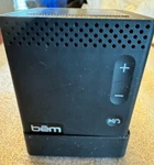 Bem Wireless Bluetooth Mojo Speaker Black HL2739B W/ Cables, Base, And Charger. Fixed Price $9.00.
