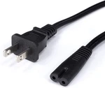 Prong Power Cord Nema 1-15P To C7 Figure Rnd, 18 Awg Black, 25 Feet. Fixed Price $18.97.