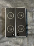 Logitech V10 Notebook Speakers, Ultra Portable. Fixed Price $29.03.