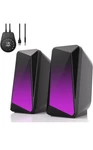 Rgb Desktop Speakers Usb Powered 3.5MM Aux Gaming Sound With Bass For Pc Laptop. Fixed Price $41.52.