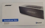 Bose Soundlink Mini Bluetooth Speaker Silver Open Box 359037-1300. Fixed Price $138.95.
