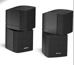 Set Of 2 Bose Double Dual Cube Speakers Acoustimass Lifestyle Surround. Fixed Price $108.88.
