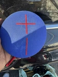 Logitech Roll Waterproof Bluetooth Speaker S-00152 Blue/red Nwob. Fixed Price $40.00.