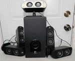 Logitech X 530 5.1 Surround Sound Speaker System Full Set Tested. Fixed Price $75.00.