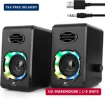 Orow Computer Speakers,usb Powered Desktop With 6 Lights Modes,bluetoot. Fixed Price $16.01.