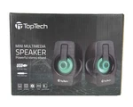 Toptech Mini Multimedia Usb Powered Speakers For Pc Cd Dvd MP3/MP4 Game Console. Fixed Price $20.99.