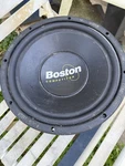 Boston Competitor Inches Subwoofer 1000 Watt Max. Fixed Price $200.00.