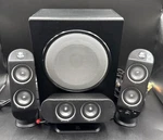 Logitech X-530 5.1 Surround Sound Computer System Sub + Wired. Fixed Price $59.87.