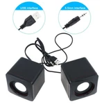 Mini Usb Power Wired Computer Speakers Stereo 3.5MM Jack For Desktop Pc Laptop. Fixed Price $8.99.