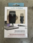 Audio-technica ATR2USB 3.5 Mm To Digital Adapter Sound Card. Fixed Price $15.00.